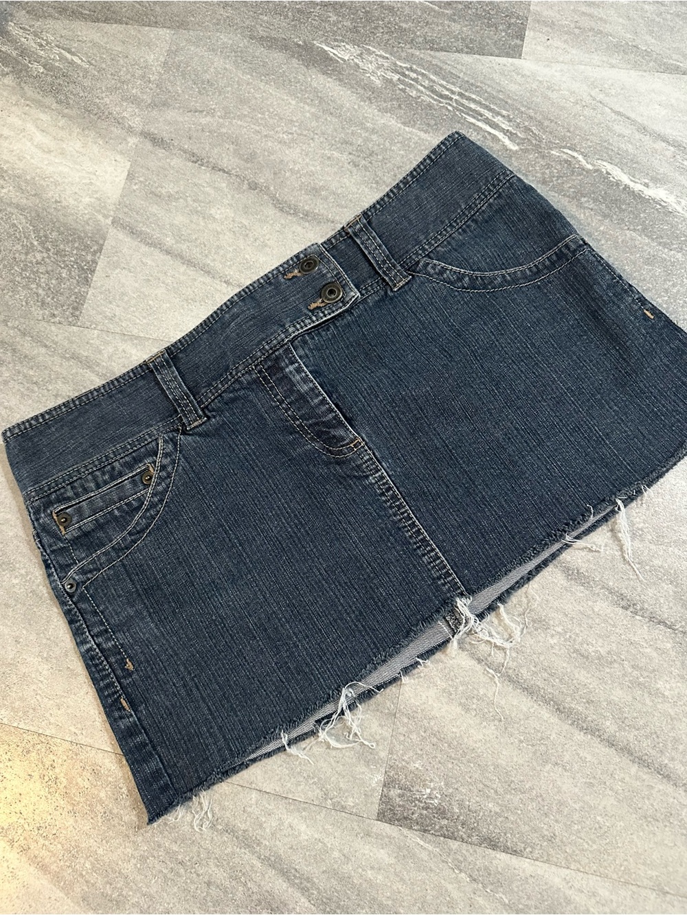 Loft denim mini skirt Size 10